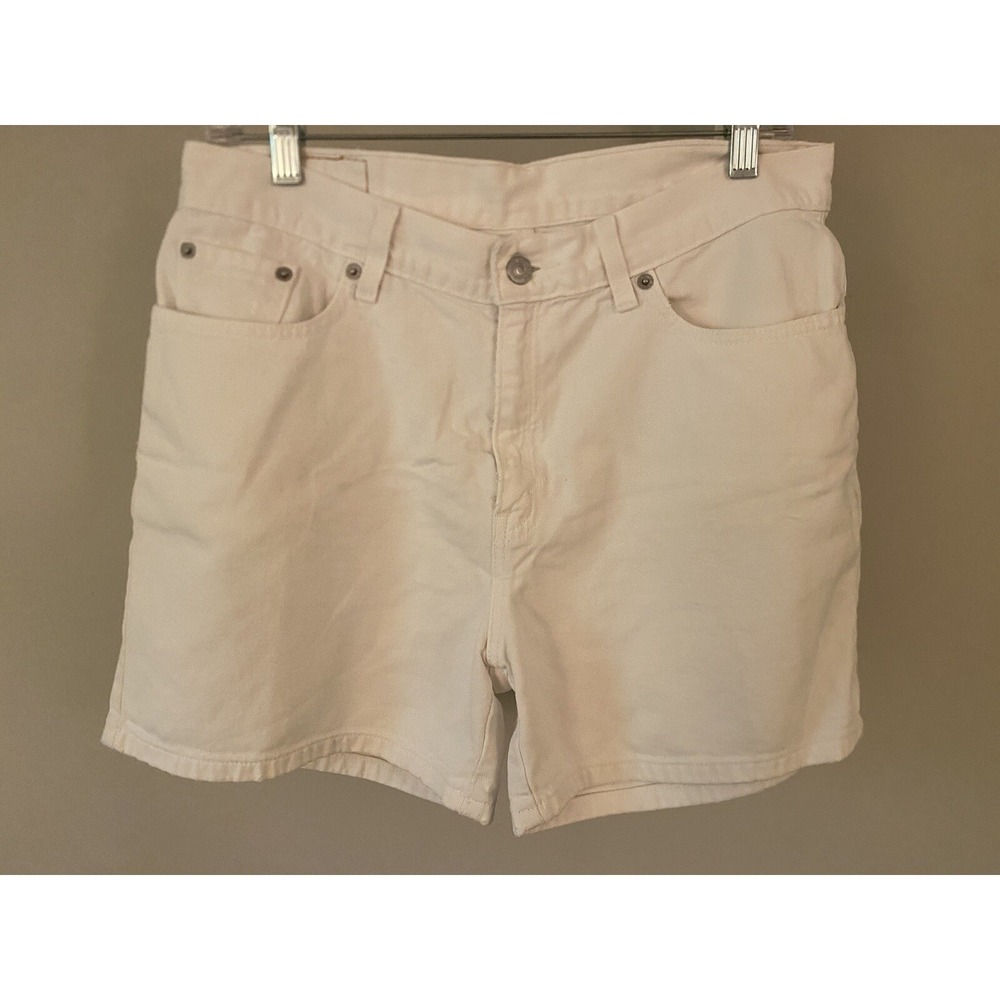 Vintage Levi's White High Rise Shorts 12 Y2K ‎ '02